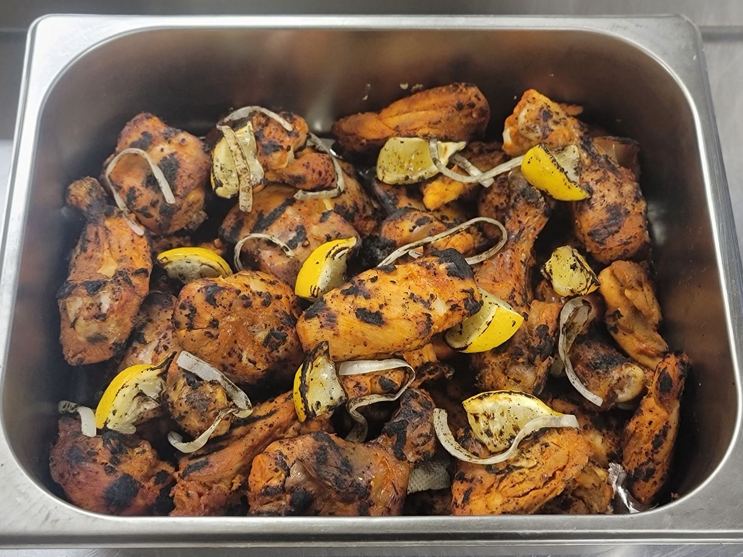 Chicken Tikkas - pan