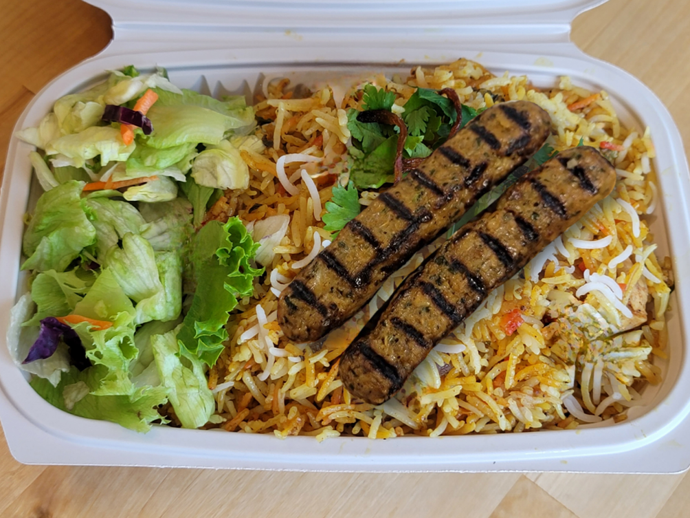 Shahi Biryani with Dum Kababs