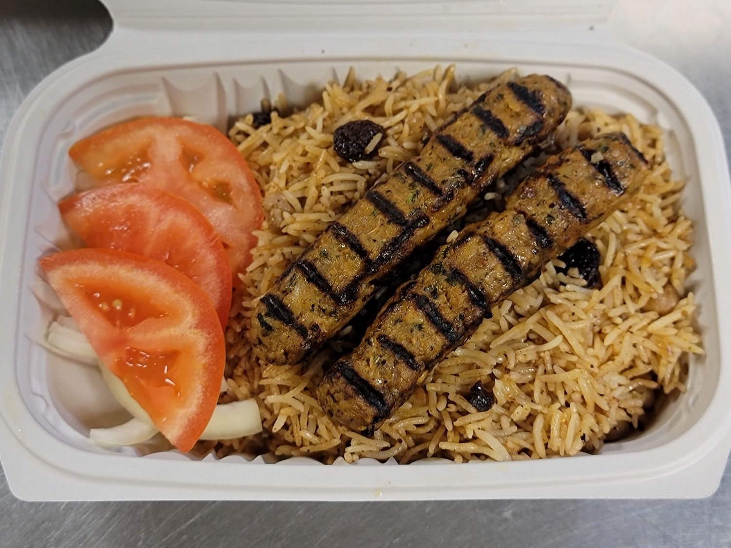 Peshawari Pulao with Dum Kababs