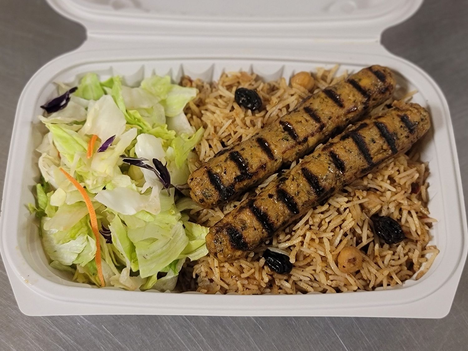 Peshawari Pulao with Dum Kababs
