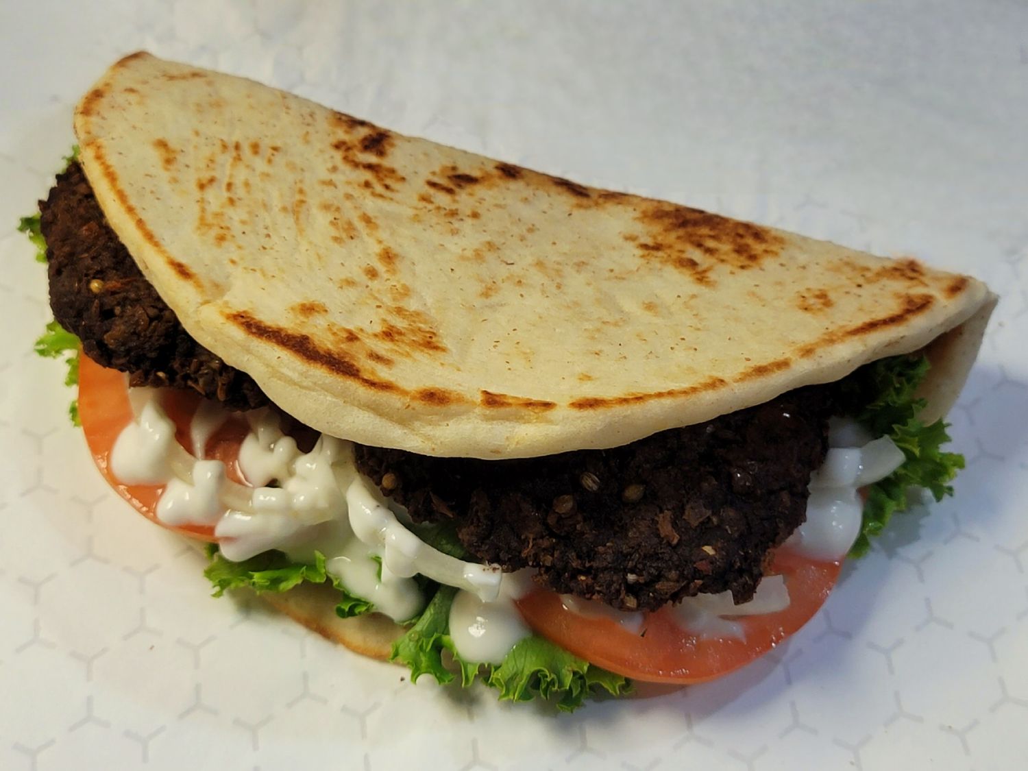 Beef Chapli Naan sandwiches - 10