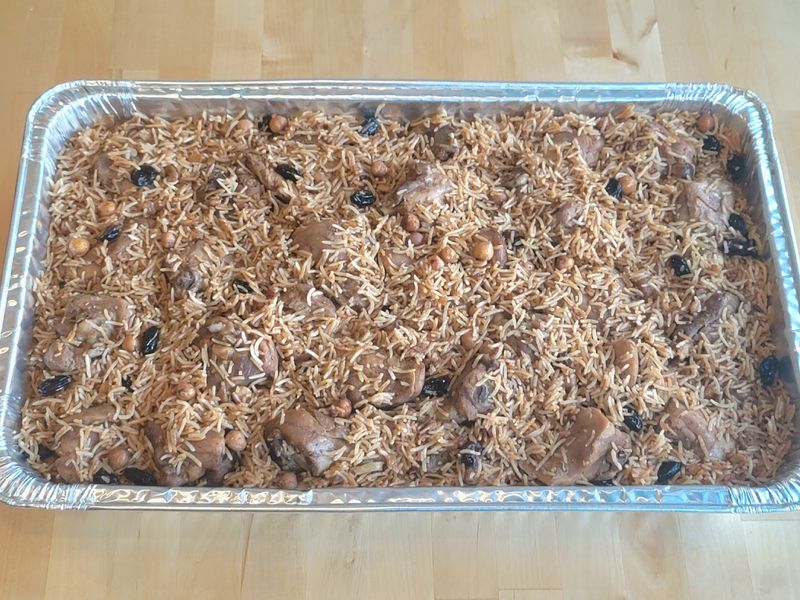 Peshawari Chicken Pulao - pan