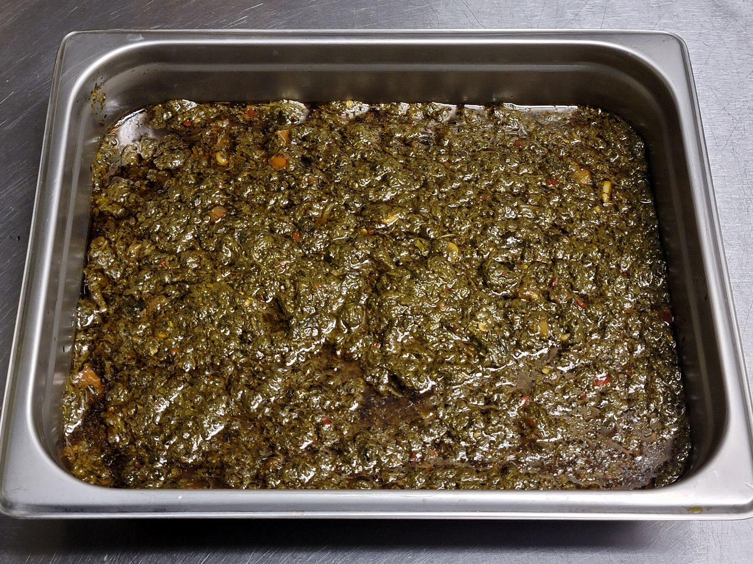 Saag or Saag Paneer - pan
