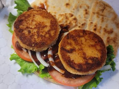 Potato Cutlets Naan sandwiches - 10
