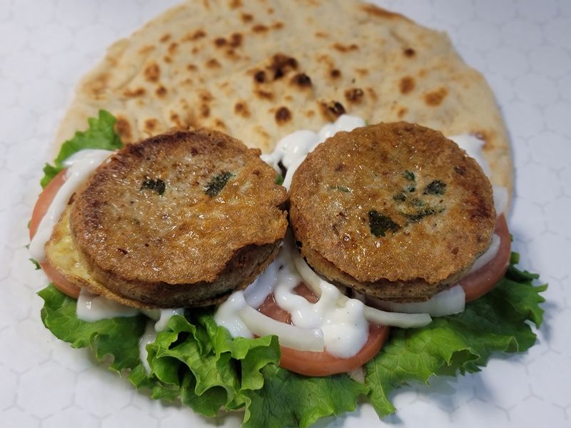 Chicken Shami Naan sandwiches - 10
