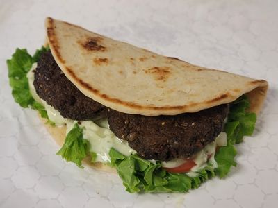 Beef Chapli Naan sandwiches - 10