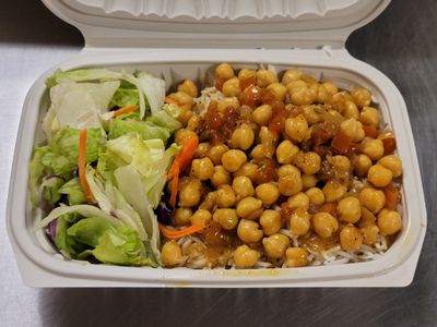 Cholay Dal over Rice