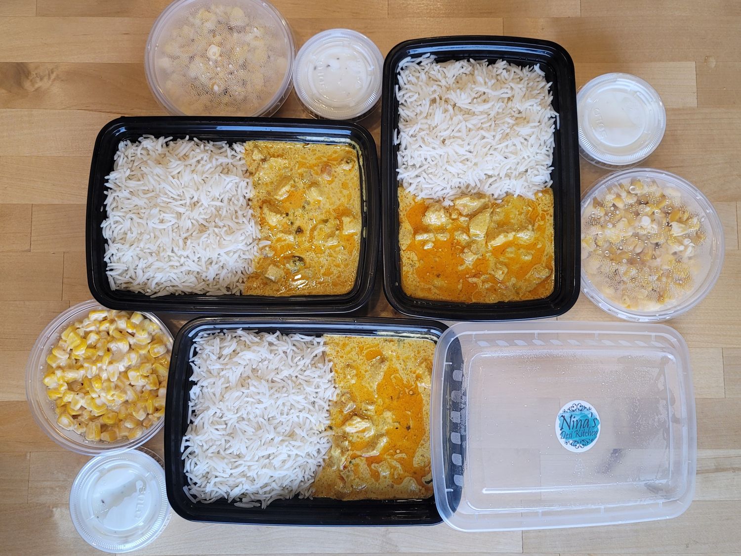 Plan 1A - Curry with rice meals - 3