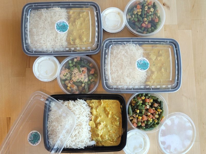 Plan 2A - Curry with rice meals - 6