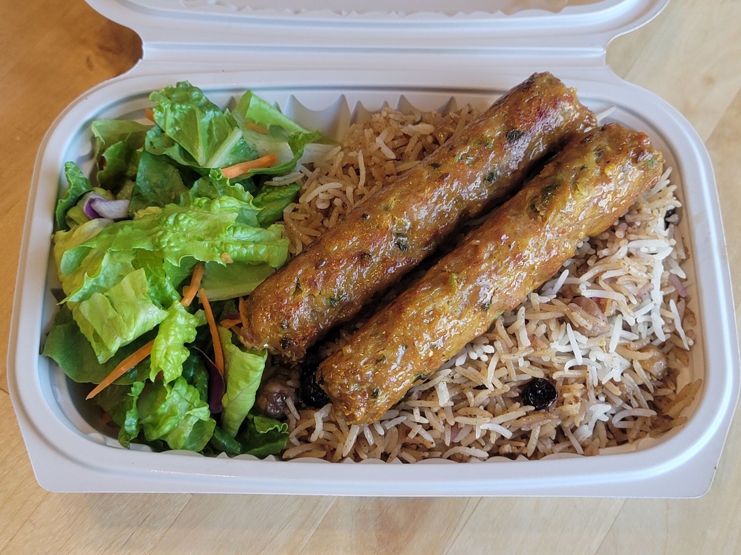 Peshawari Pulao with Seekh Kababs