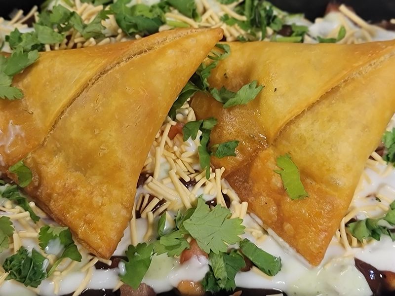 Samosa Chat - pan