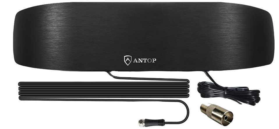 ANTOP Amplified Indoor AM FM Antenna