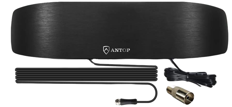 ANTOP Amplified Indoor AM FM Antenna