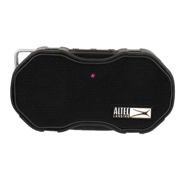 Altec Lansing IMW257-BLK Mini H2O Waterproof, Sandproof, Snowproof and Shockproof Bluetooth Speaker, Black
