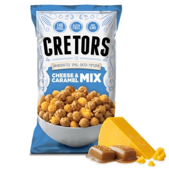 Cretors Cheese and Caramel Popcorn Mix
