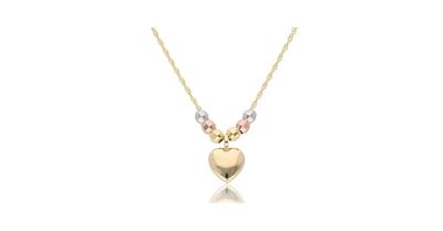 10k Gold Heart Pendant Choker