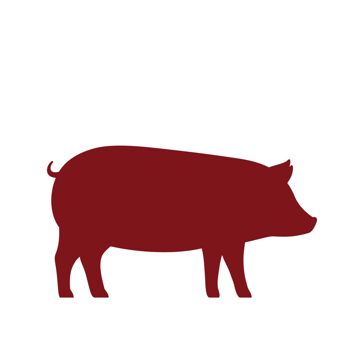 Jarret de porc coupé