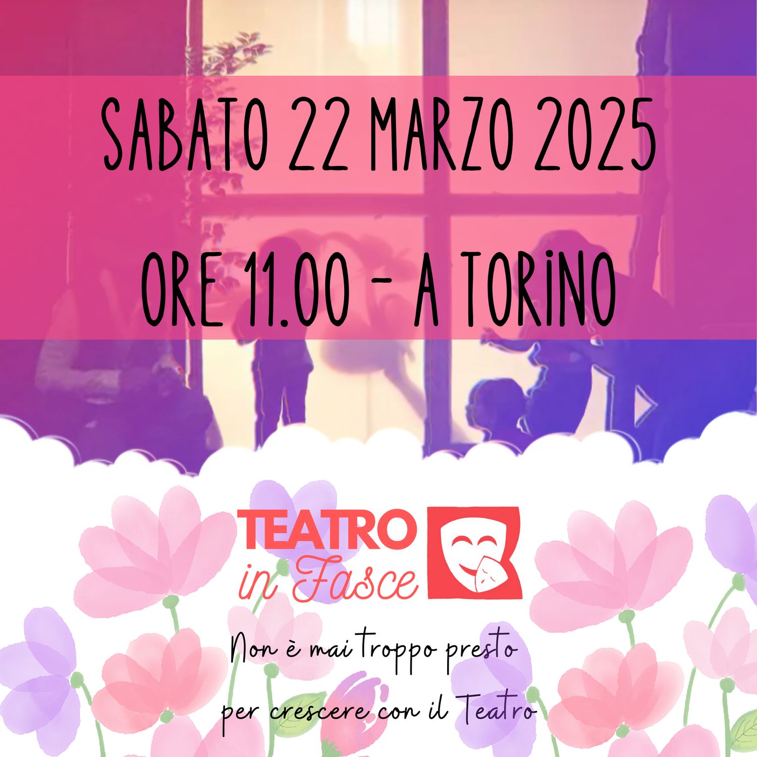 Teatro in fasce Torino 22 marzo 2025 ore 11.00 0-3 anni