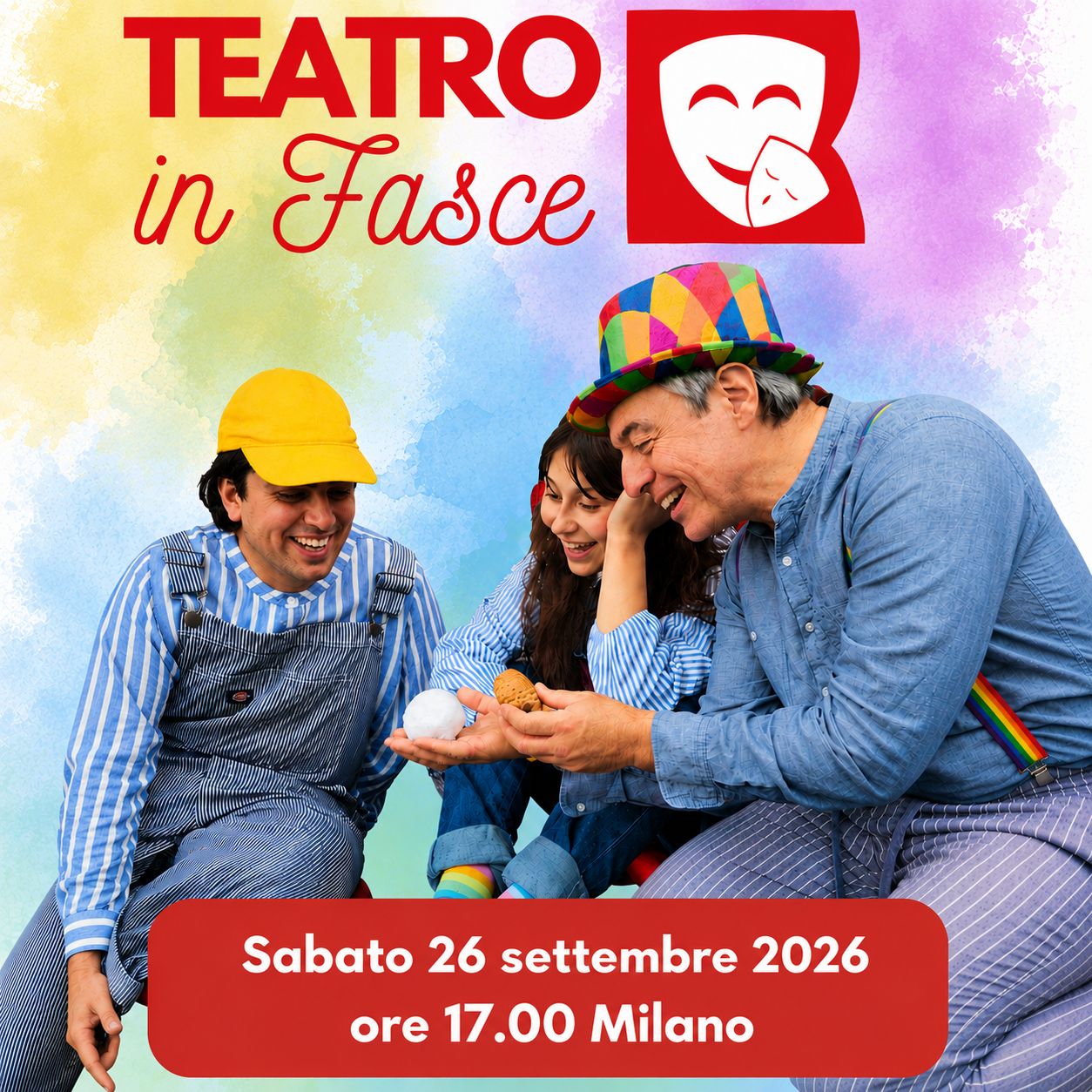 Teatro in Fasce, Milano, 26 settembre 2026, ore 17.00, 0-3 anni