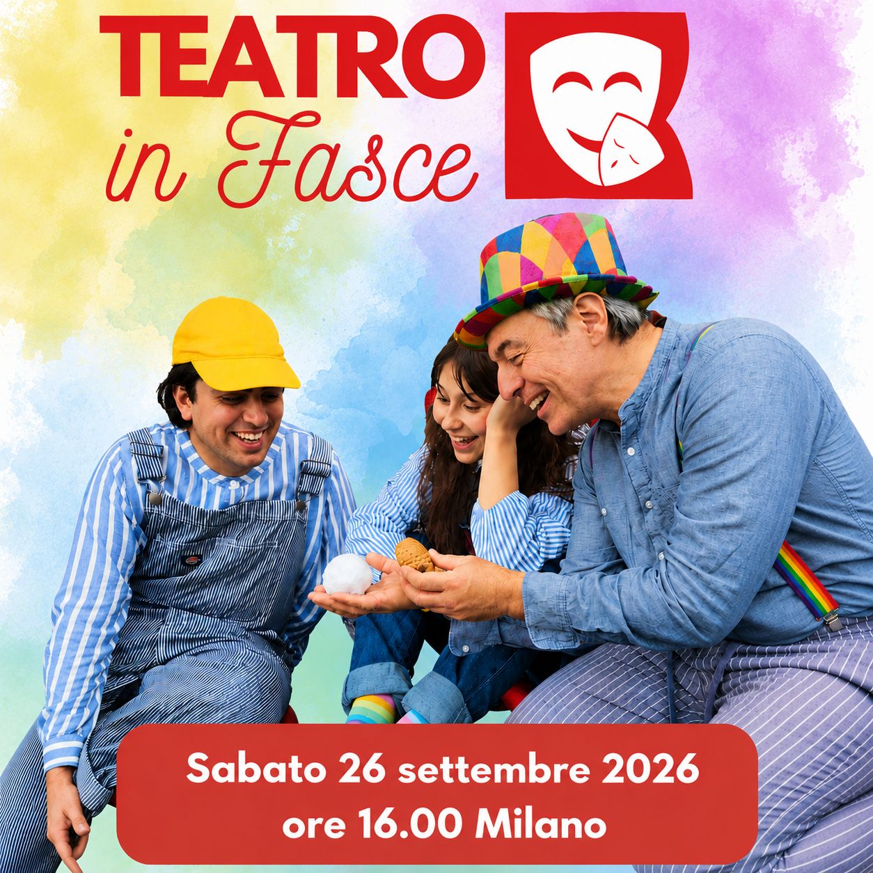 Teatro in Fasce, Milano, 26 settembre 2026, ore 16.00, 3-6 anni