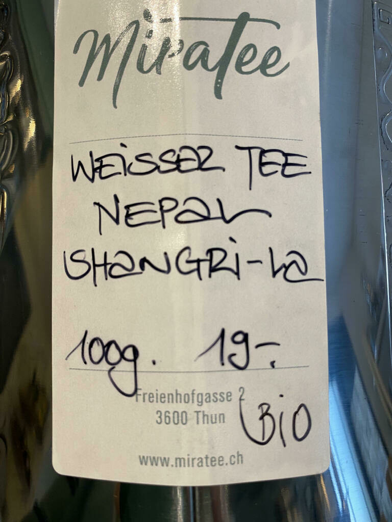 Weisser Tee Nepal Shangri-La Bio