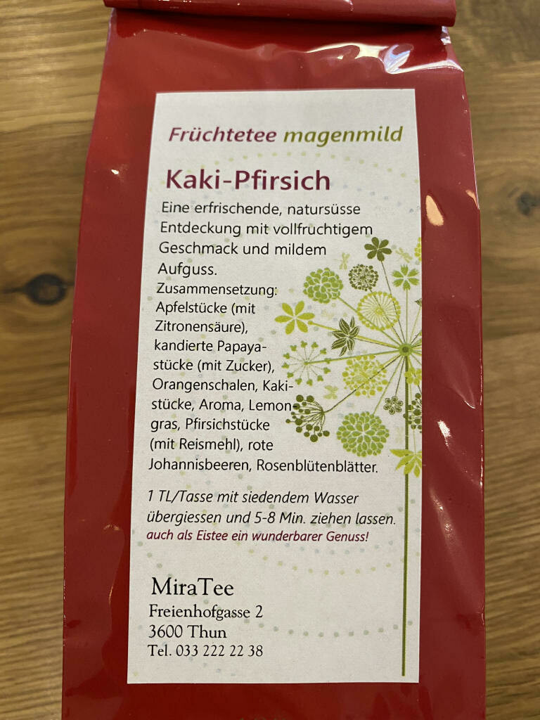 Kaki-Pfirsich
