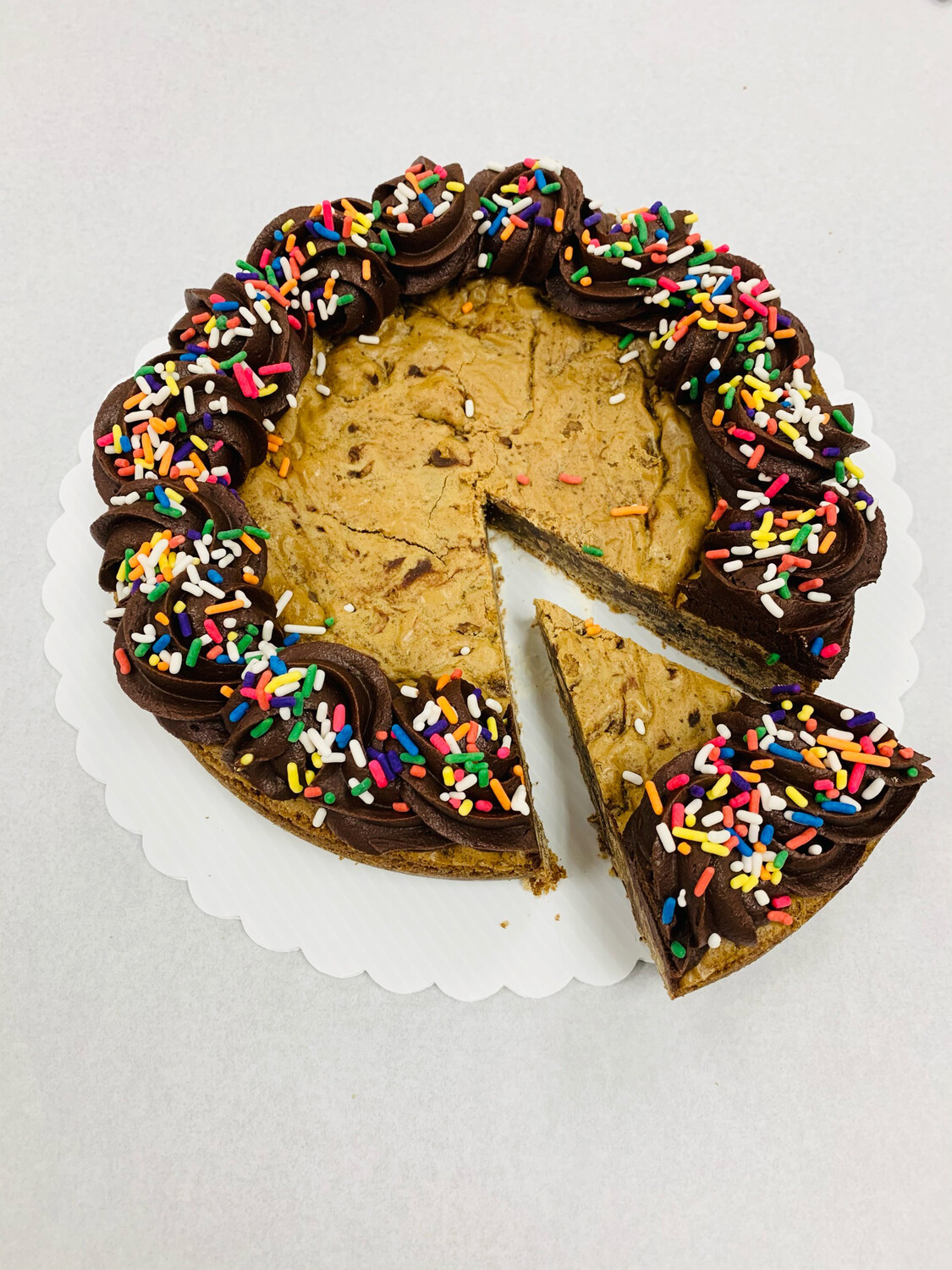 Chocolate Chunk Cookie Cake