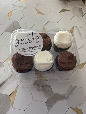 VEGAN cupcakes , 6 Pack