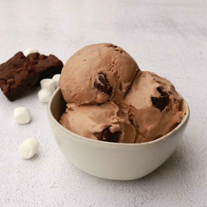 Mocha Brownie - 1/2 Gallon