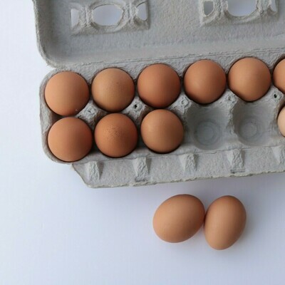 Local Free-Range Pastured Eggs - 1 Dozen