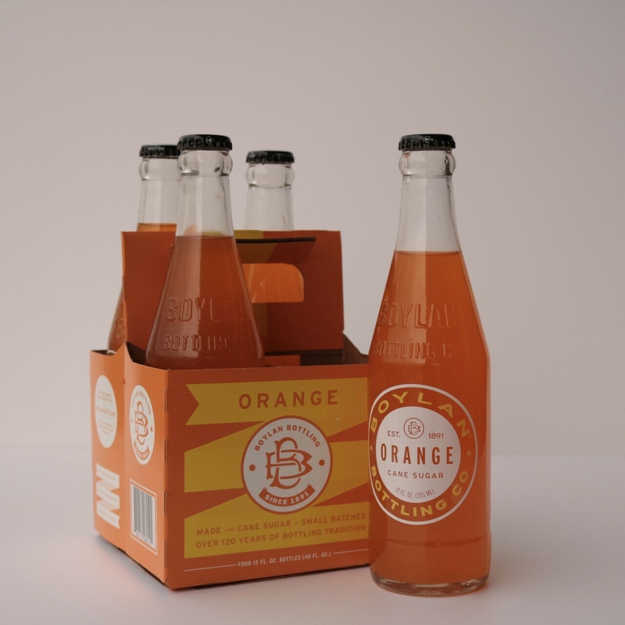 Boylan Bottling - Orange Soda - 4 Pack