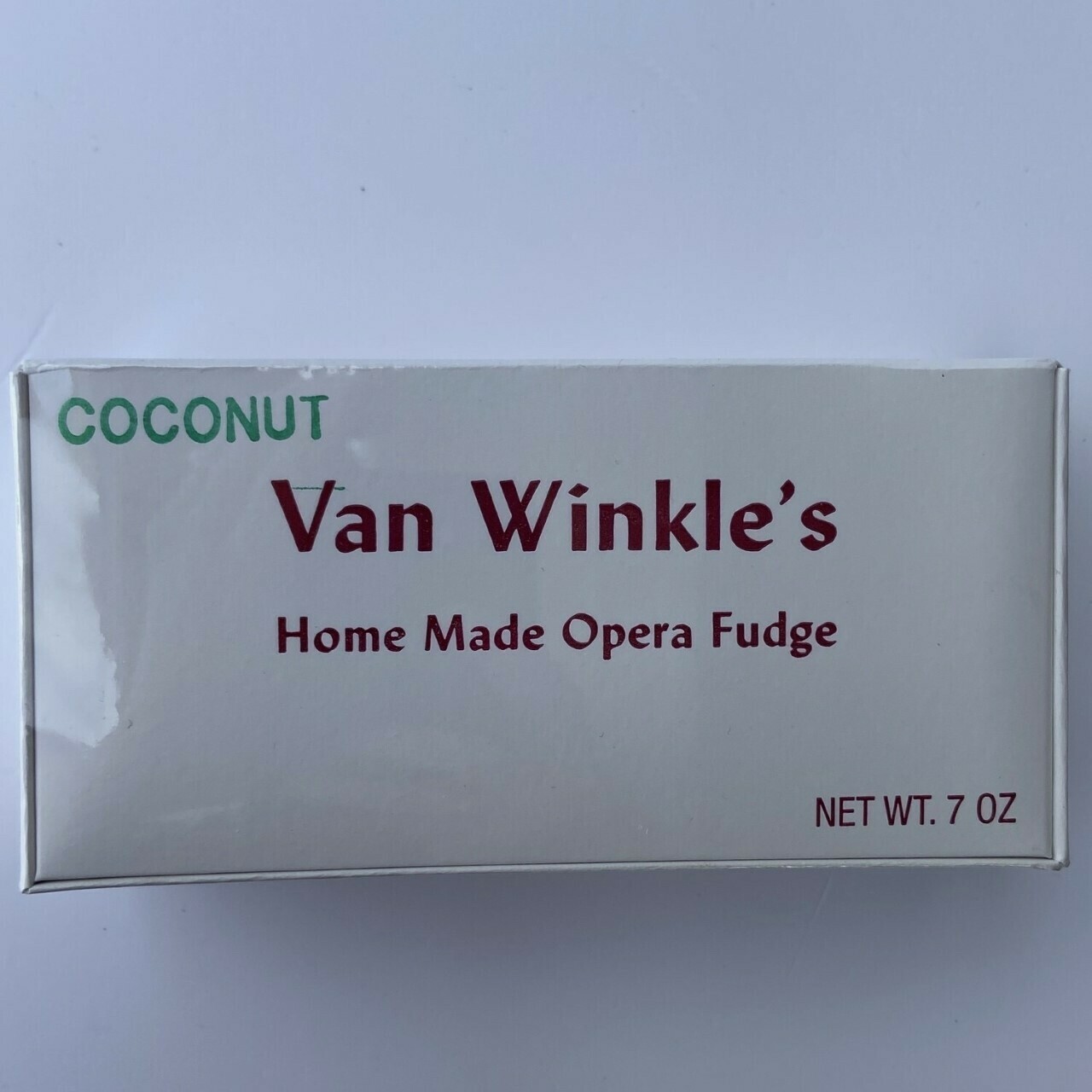 Van Winkle&#39;s Opera Fudge - Coconut - 7oz