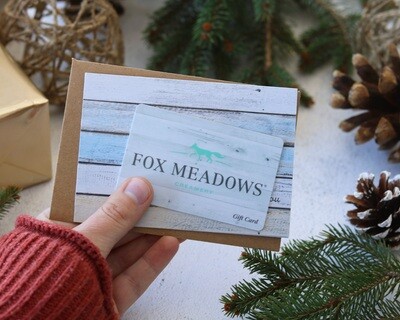 Fox Meadows Christmas Gift Card Sale!