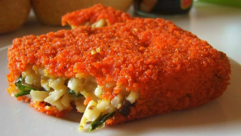 Pittige bami schijf