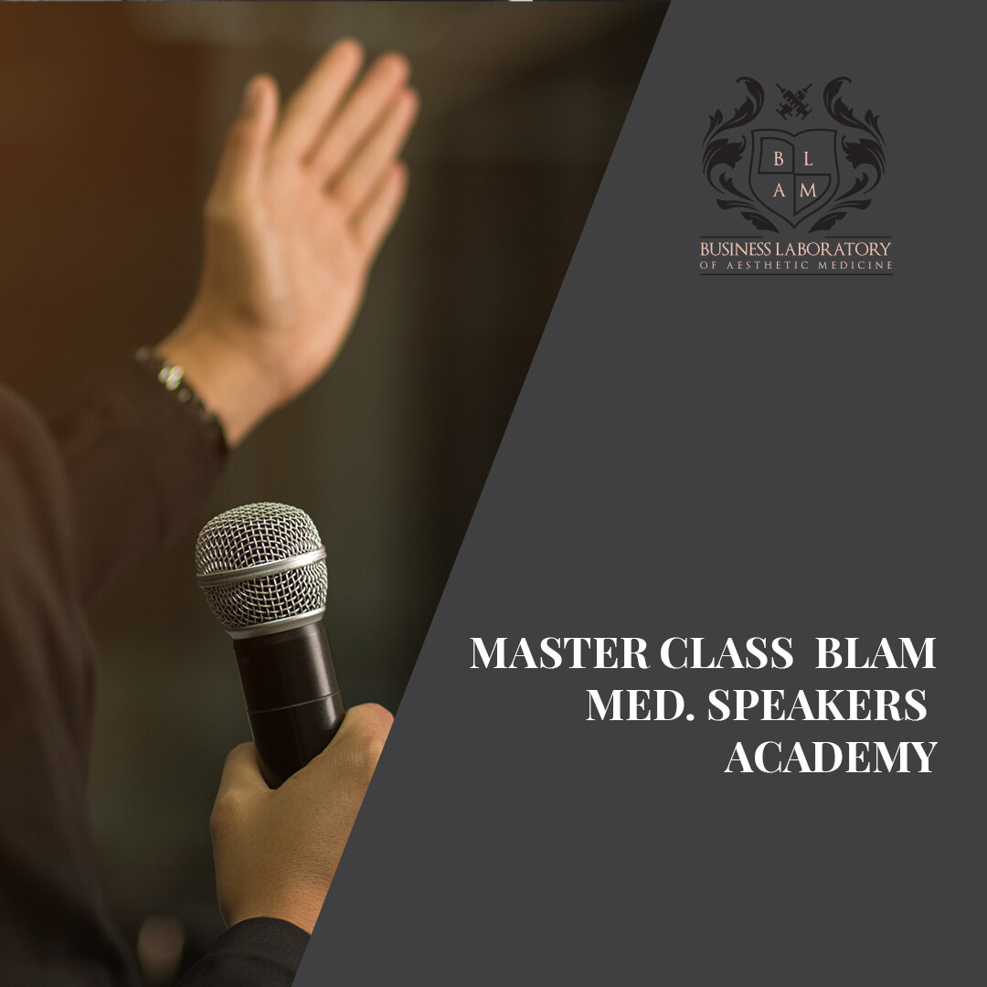 MASTER CLASS  MED. SPEAKERS ACADEMY
09.04.20222