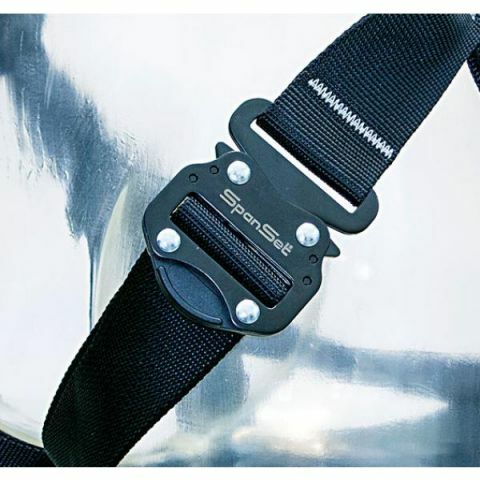 2X-Auffanggurt mit Stegschnallen