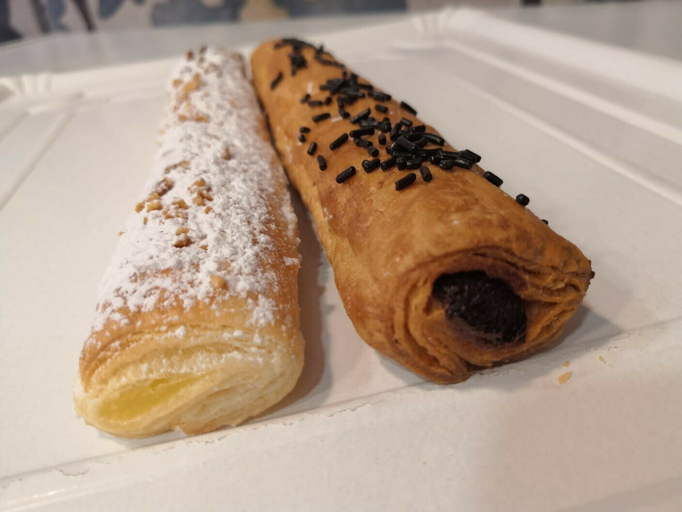 Flauta chocolate o crema