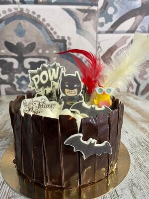 Mona pastel Batman bebe desde 6 raciones
