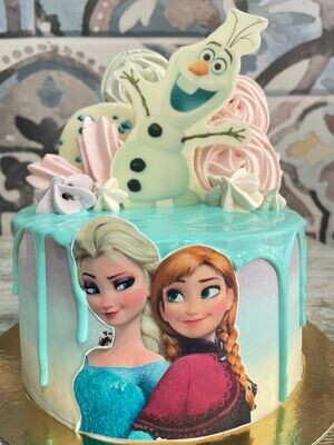Pastel Elsa y Ana desde 9 raciones