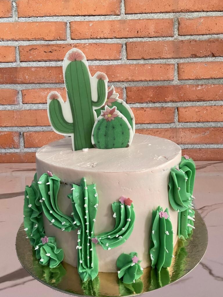 Pastel cactus desde 6 raciones