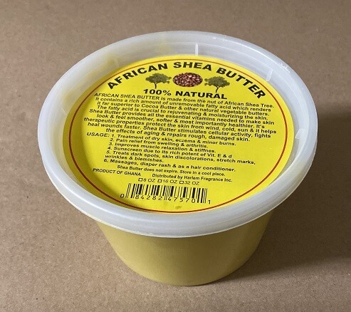 African Yellow shave butter