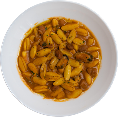CAVATELLI COZZE E FAGIOLI