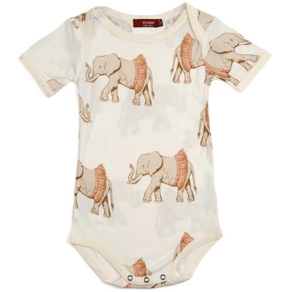 Milkbarn S/S Tutu Elephant One Piece