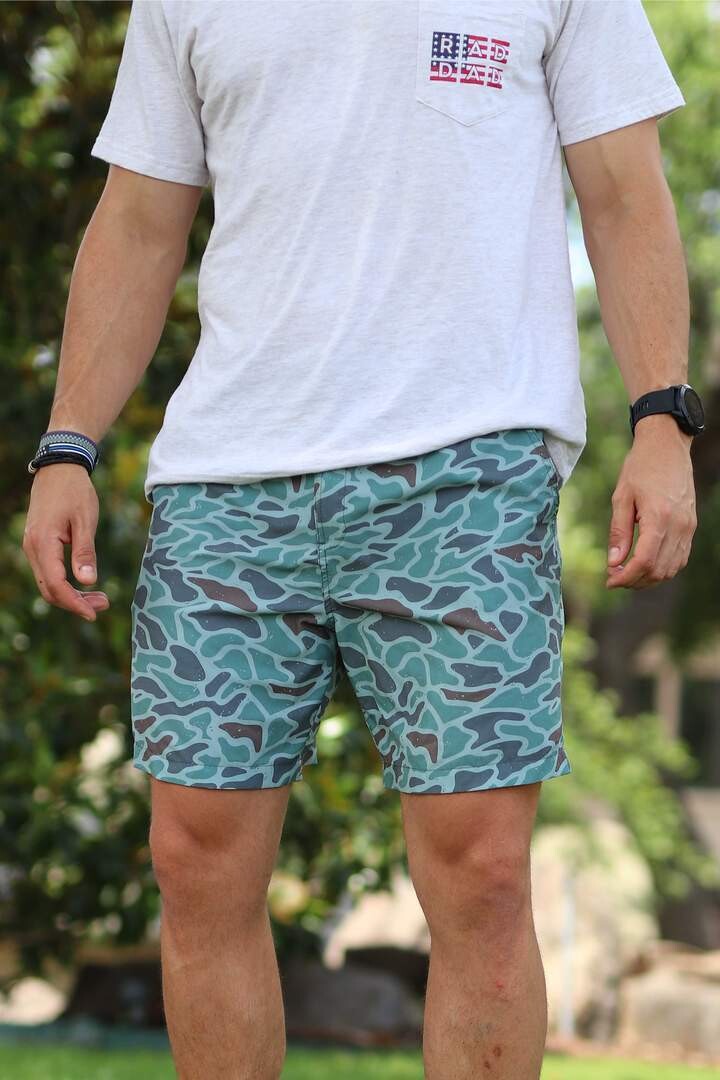 Burlebo Classic Mallard Camo Performance Shorts