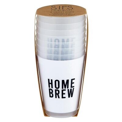 "Home Brew" 16 oz Frost Cup Set