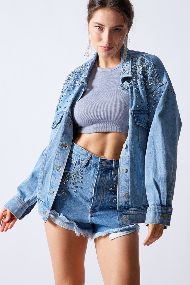 Embellished Denim Jacket