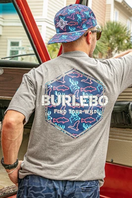 Burlebo Neon Outdoors Logo Short Sleeve T-Shirt