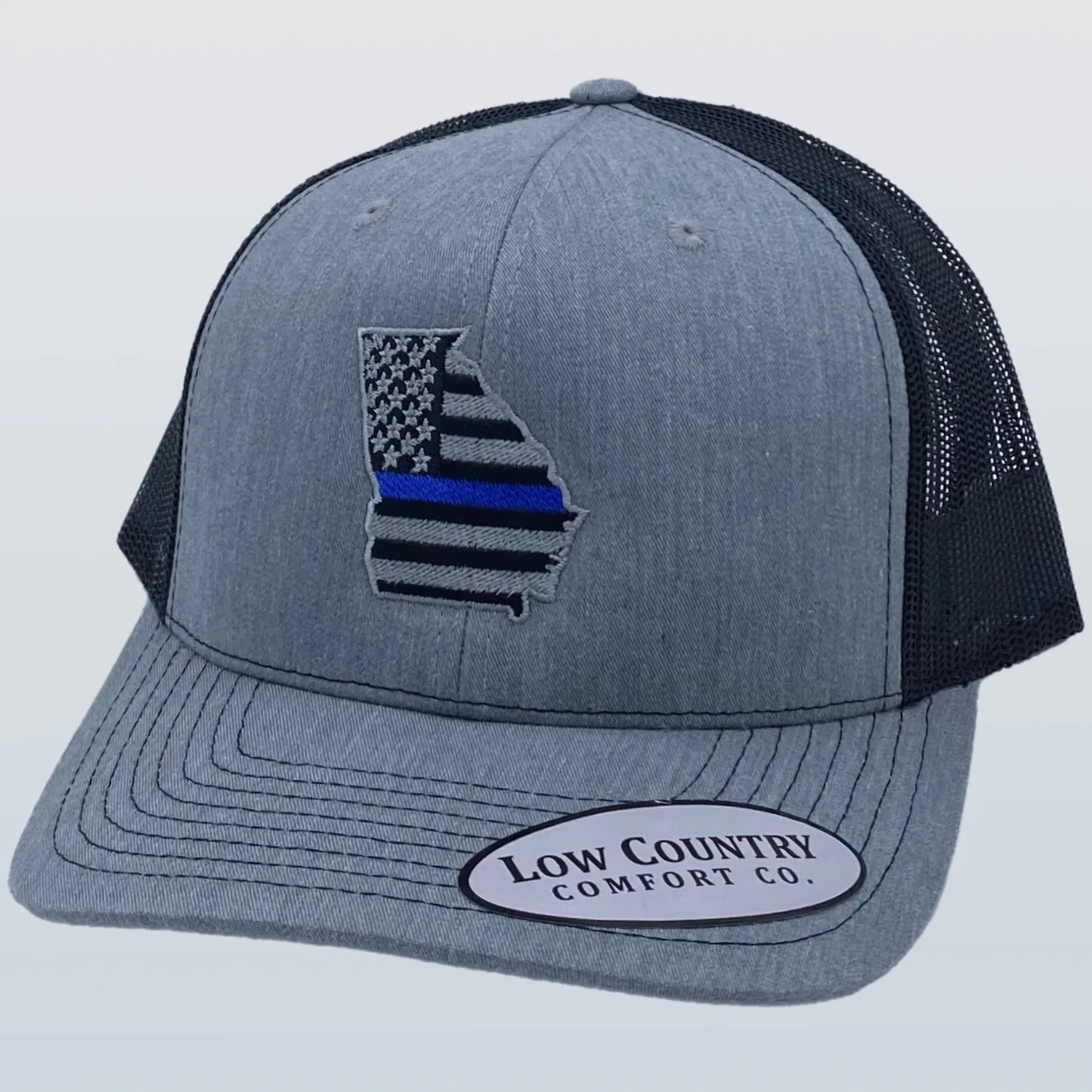  Ga Blue Line Patch Hat