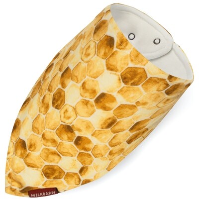 Milkbarn Honeycomb Kerchief Bib