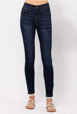 82253REG High Waisted Skinny Handsanded Jeans